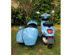Sidecar Vespa Baby Blue Classic Edition Sidecar Vespa Baby Blue Classic Edition